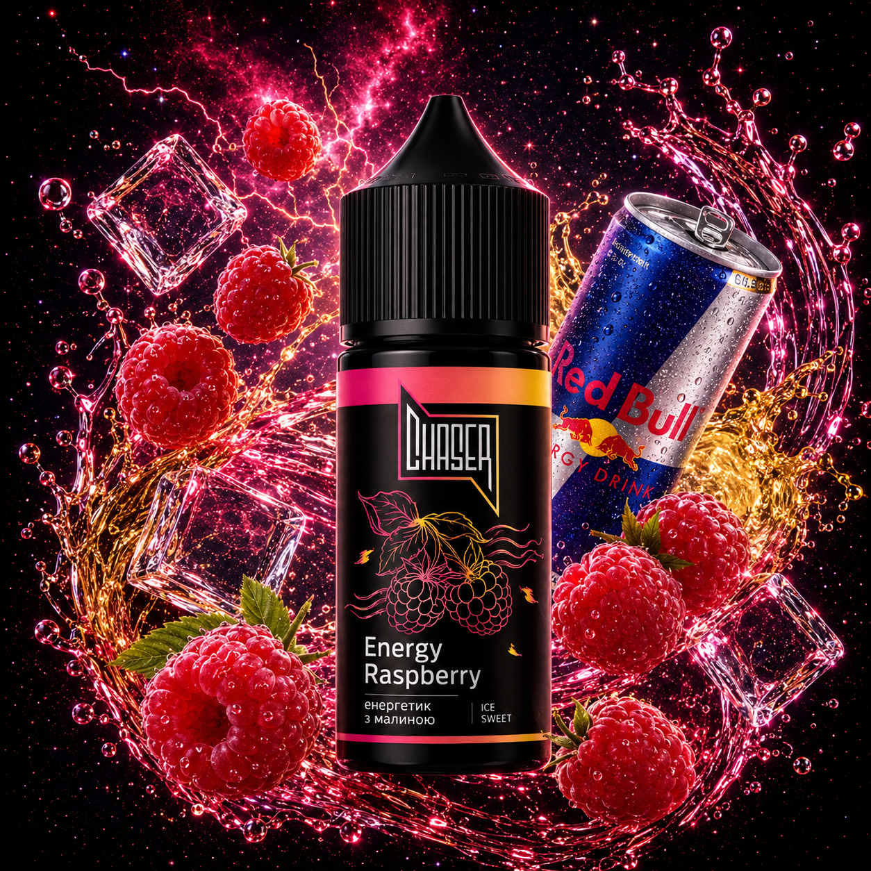 Chaser BLACK Energy Raspberry