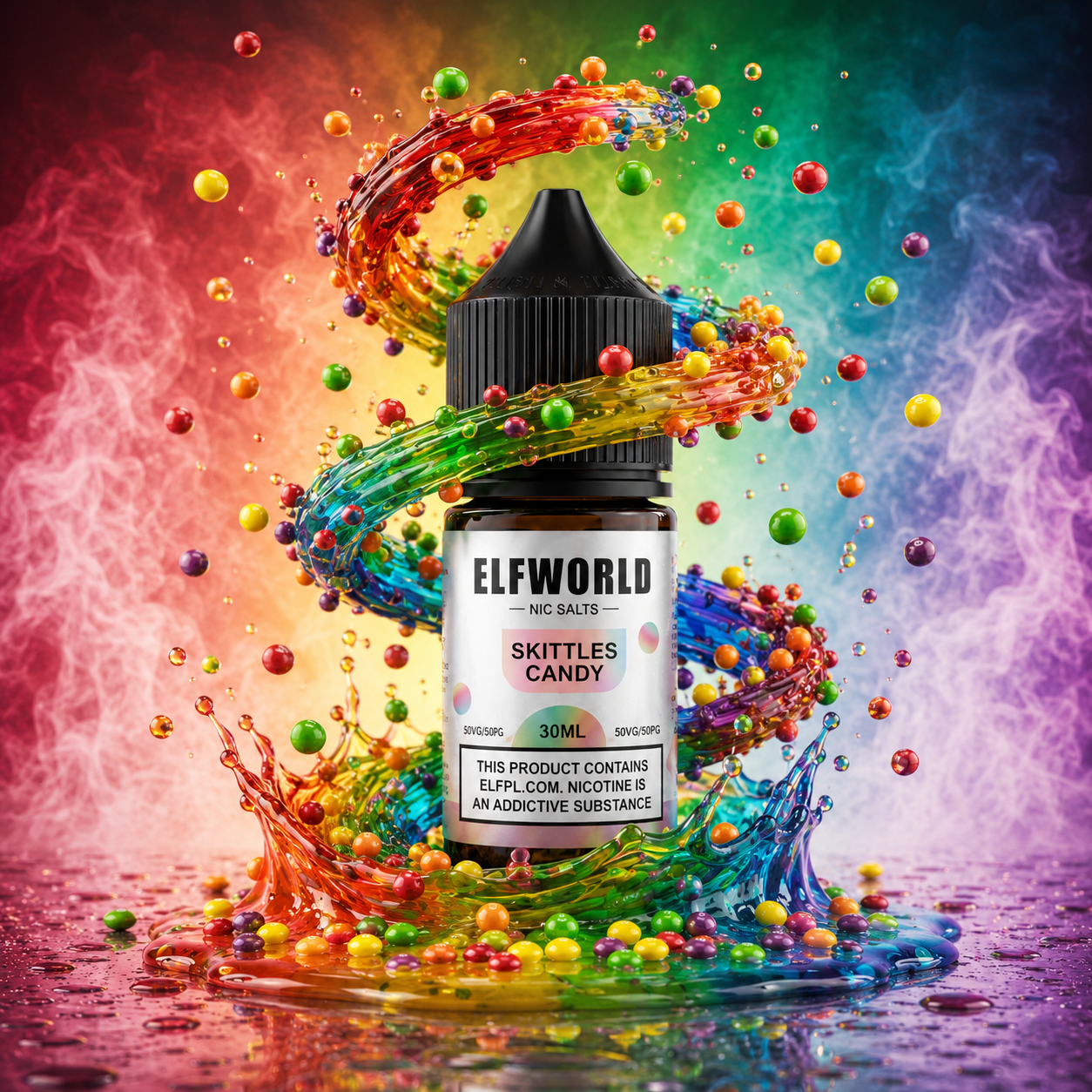 Elfworld 30ml Skittles Candy