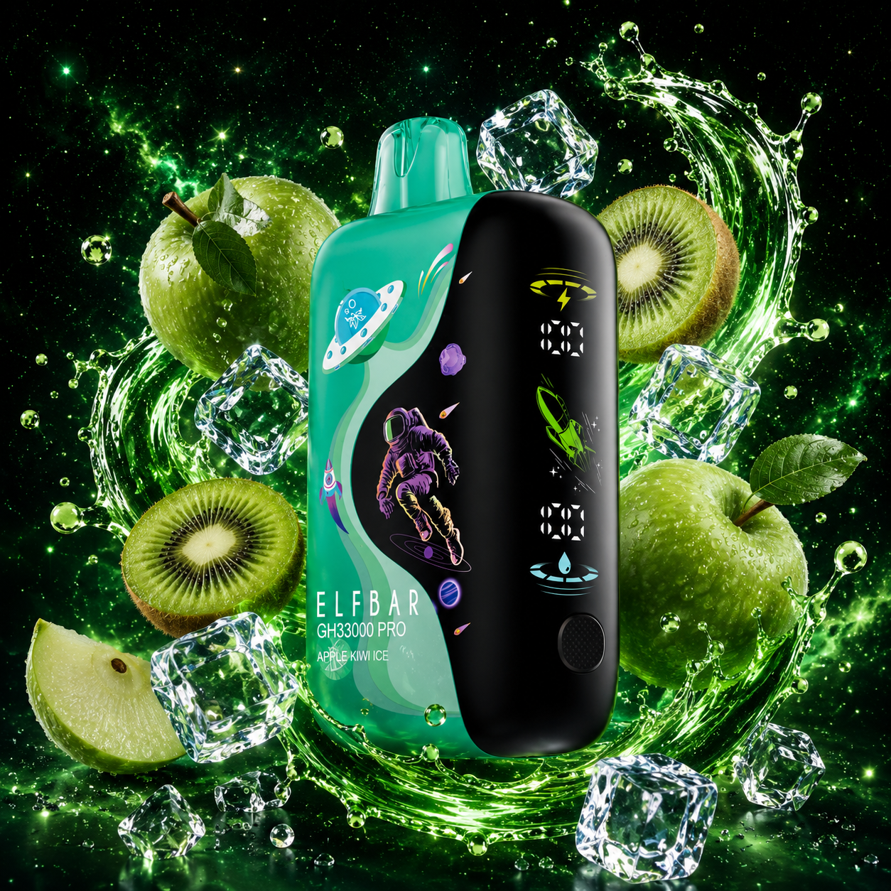 ELF BAR GH33000 Pro Apple Kiwi Ice