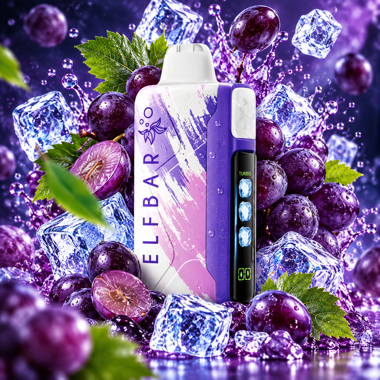ELF BAR ICE KING 30000 Grape Ice