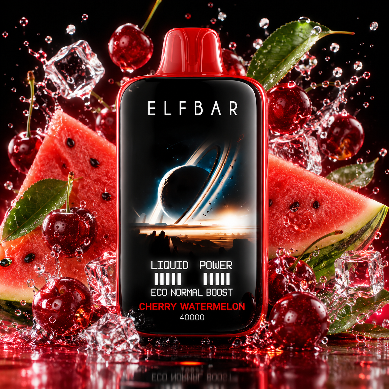 ELF BAR MOON NIGHT 40000 Cherry Watermelon