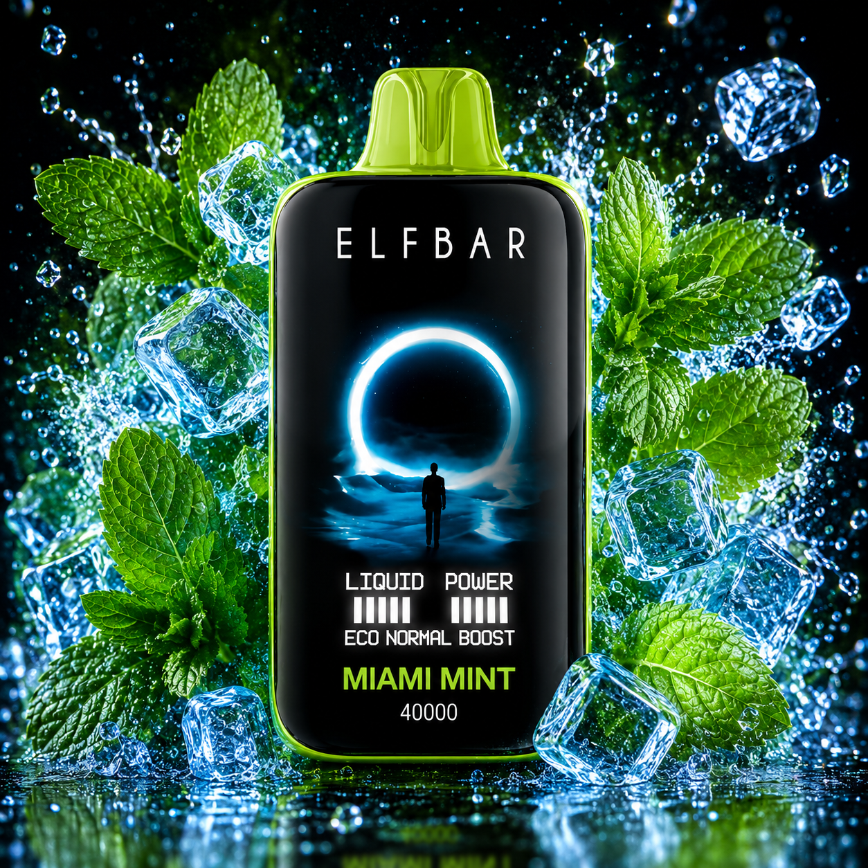 ELF BAR MOON NIGHT 40000 Miami Mint