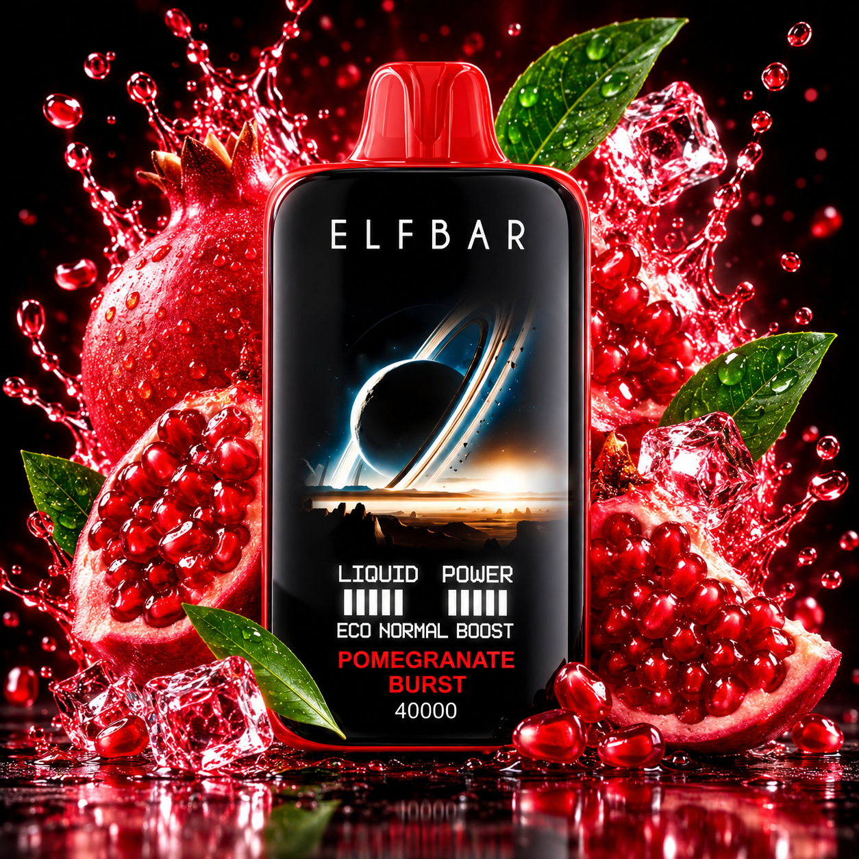 ELF BAR MOON NIGHT 40000 Pomegranate Burst