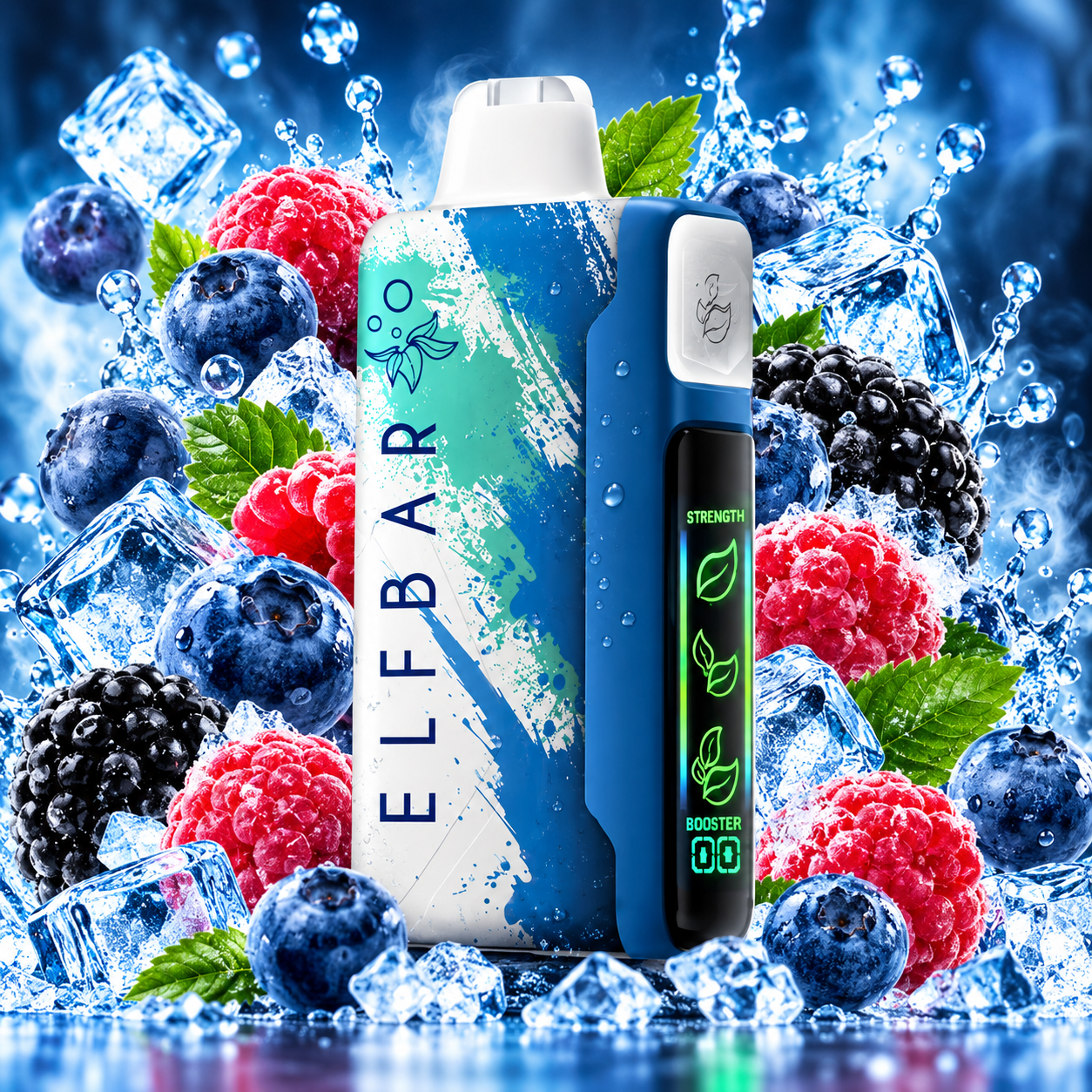 Elf Bar Nic King 30000 Blue Razz Ice