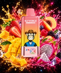 ELF WORLD 4 IN 1 «Драконівський фрукт і полуниця» — «Потрійне манго з льодом» — «Персик і ягоди» — «Фруктовий вибух»