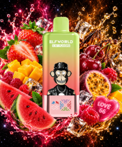 ELF WORLD 4 IN 1 «Полуниця-манго» — «Малина-кавун» — «Вишня-кола-айс» — «Love66»