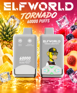 ELF WORLD Tonaldo 66000 Banana Pineapple ice & Peach Berry