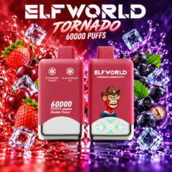 ELF WORLD Tonaldo 66000 Чорносмородиновий лід та полунично-вишневий