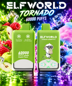 ELF WORLD Tonaldo 66000 Blueberry Cotton Candy & Sour Apple Raspberry