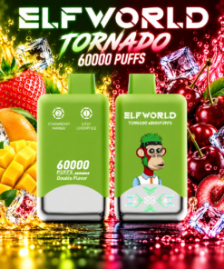 ELF WORLD Tonaldo 66000 Fizzy cherry ice & Strawberry mango