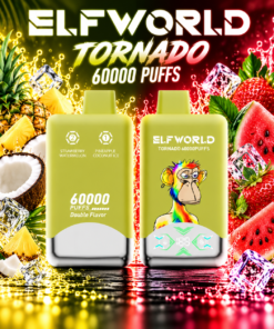 ELF WORLD Tonaldo 66000 «Ананас, кокос, лід» та «Полуниця, кавун»
