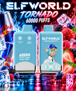 ELF WORLD Tonaldo 66000 Red bull ice & Mixed Berries