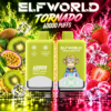 ELF WORLD Tonaldo 66000 Strawberry Raspberry Candy & Kiwi Passion Fruit