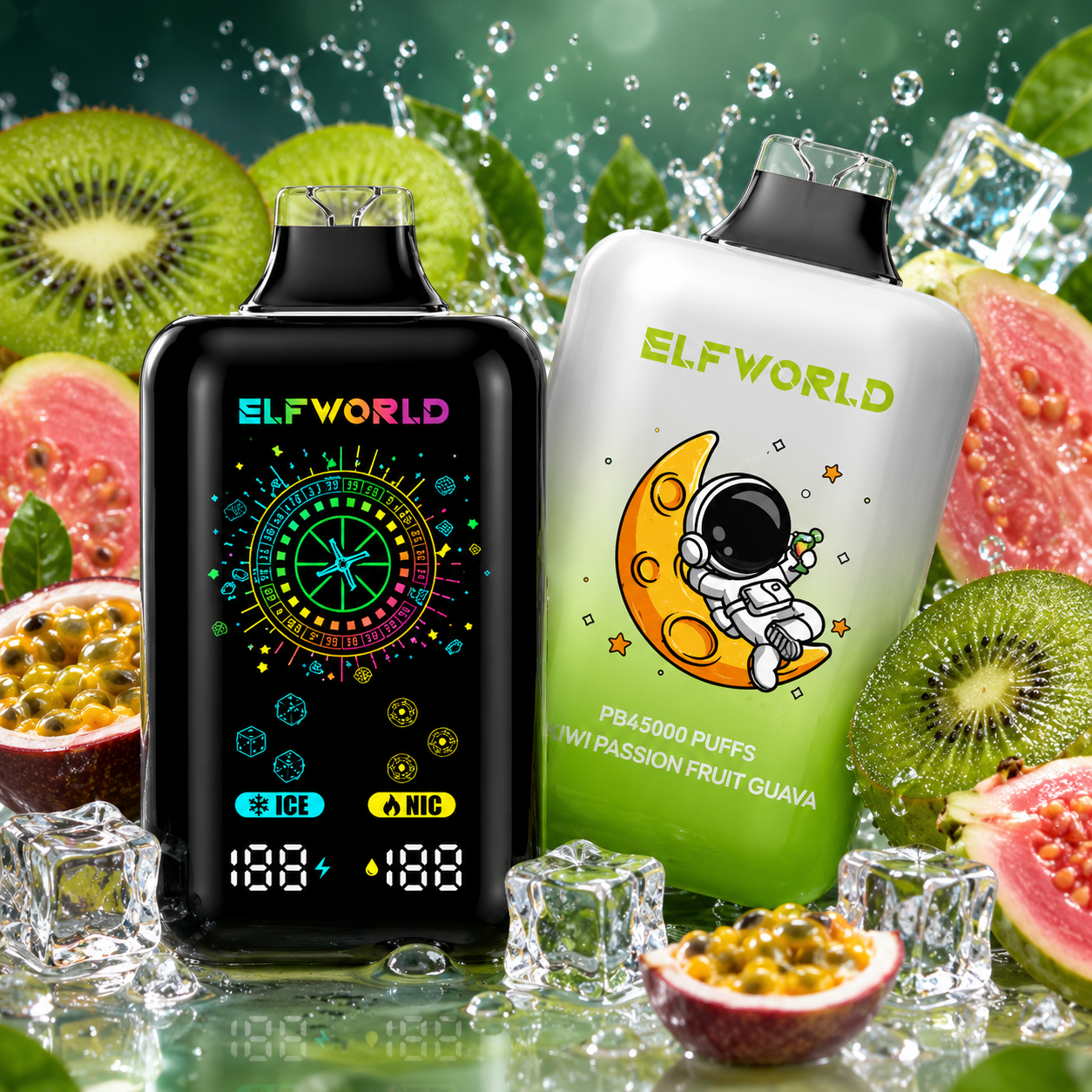 Elfworld PB 45000 Kiwi Passion Fruit Guava