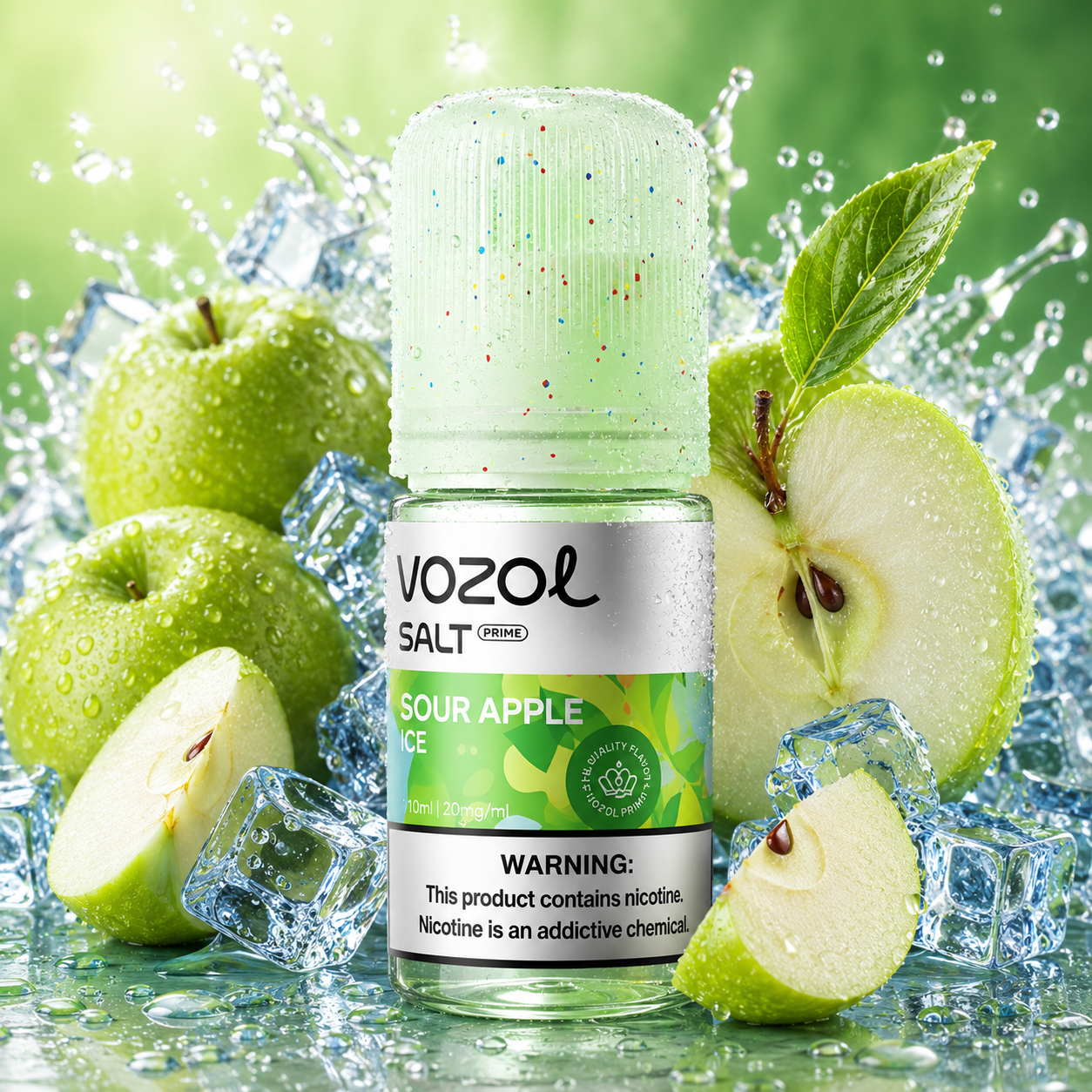 Vozol Prime Sour Apple lce