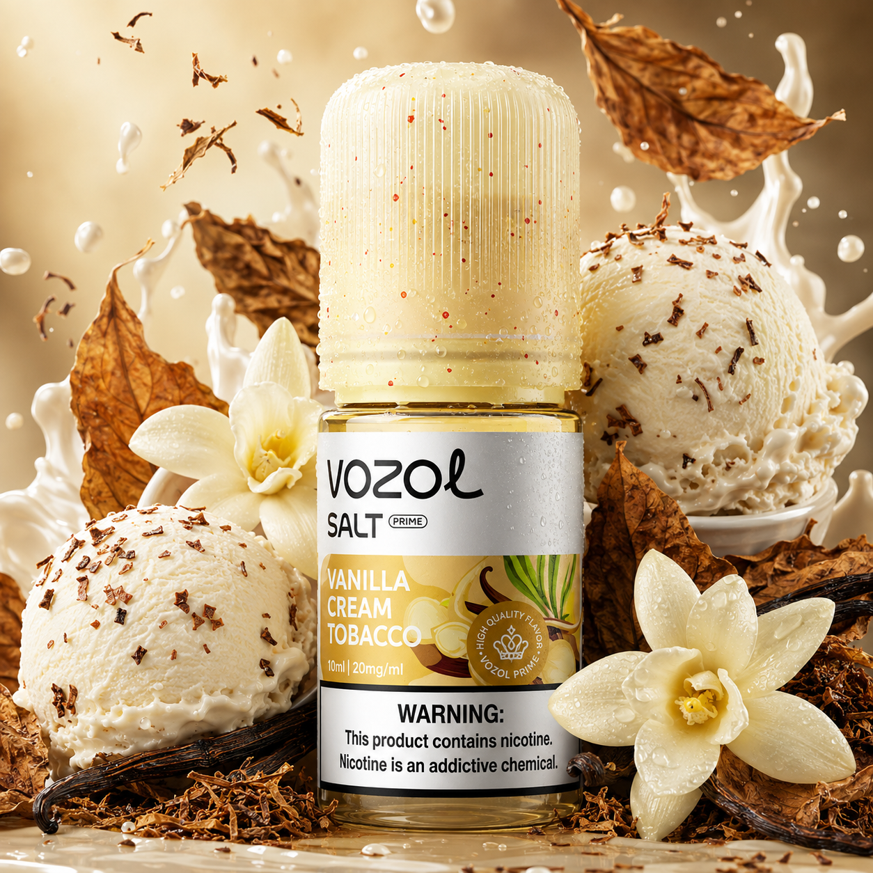 Vozol Prime Vanilla Cream Tobacco