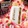 Vozol STAR 40000 «Білий персик і малина»